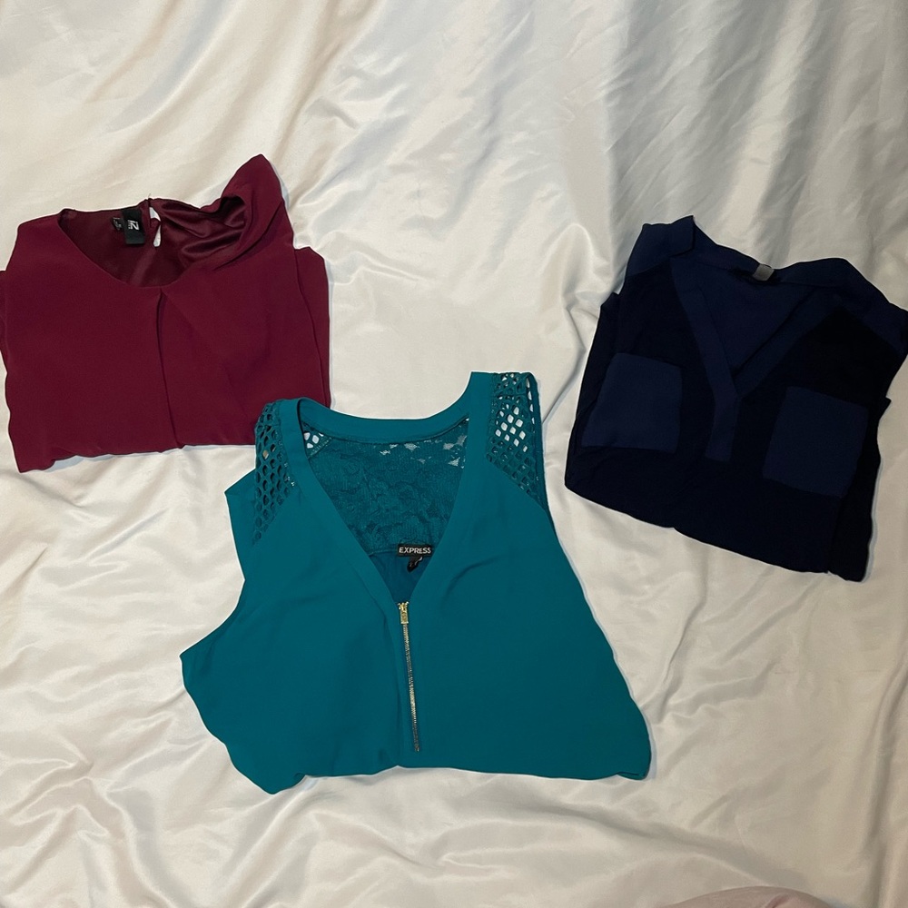 Women’s blouse bundle lot of 3